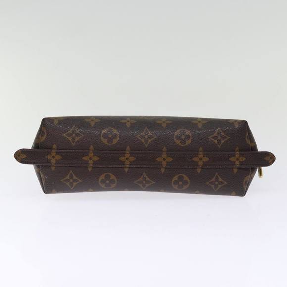 LOUIS VUITTON Monogram Trousse Demi Ronde Cosmetic Pouch M47520 LV Auth 76034 - Picture 6 of 16